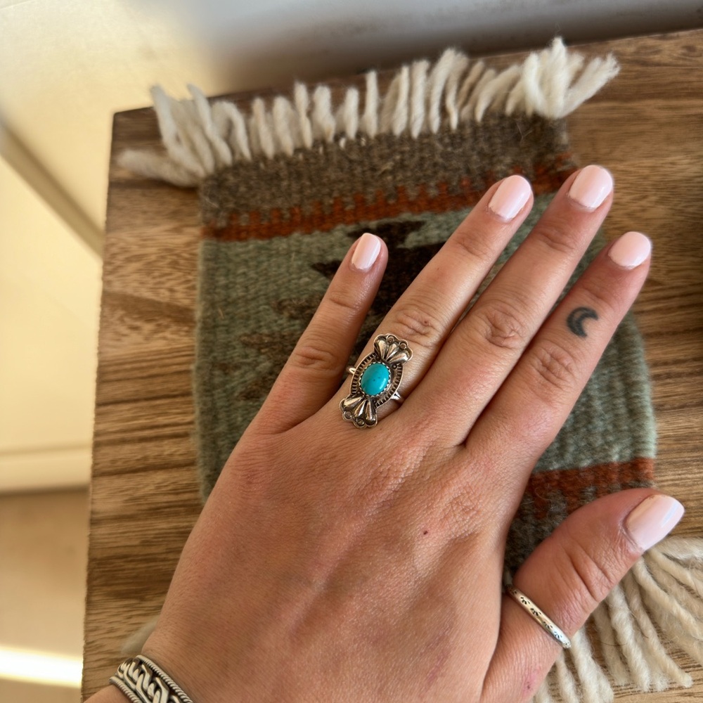 Native Made Concho Ring - Picture 2 of 5